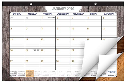 Algopix Similar Product 11 - Desk Calendar 20182019 11x17 