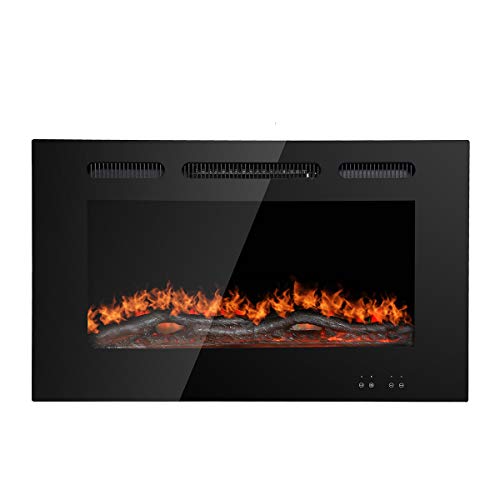 Algopix Similar Product 14 - Stufery Recessed Electric Fireplace