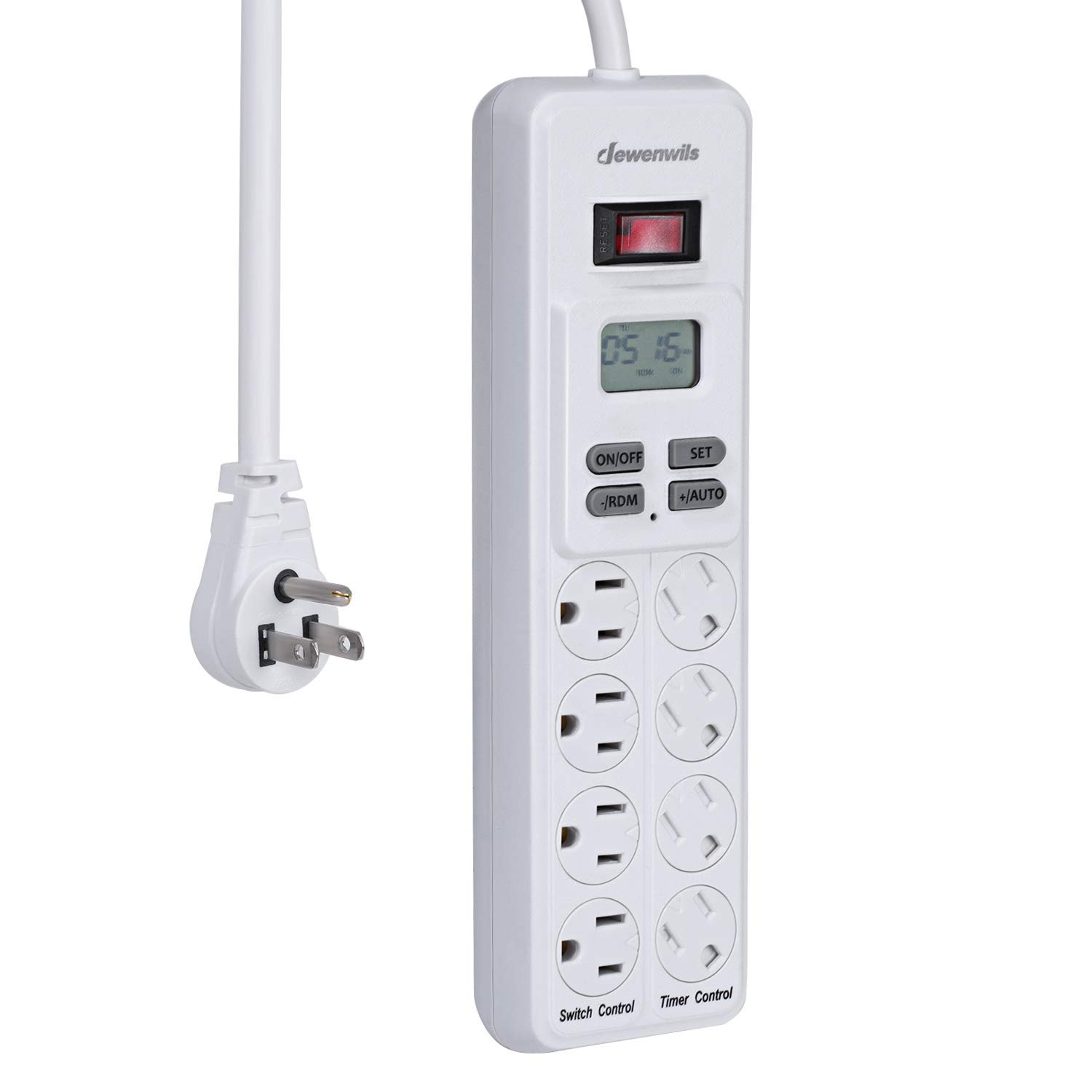 Algopix Similar Product 20 - DEWENWILS 8Outlet Power Strip with