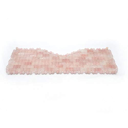 Algopix Similar Product 2 - 100 Rose Quartz Jade Eye Mask Jade
