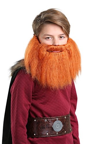 Algopix Similar Product 6 - Child Red Viking Beard Standard