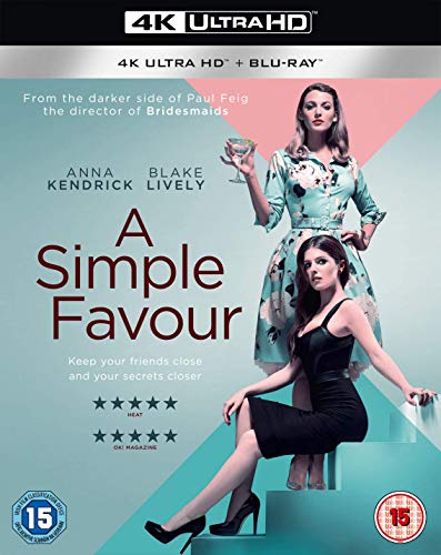 Algopix Similar Product 16 - A Simple Favour 4K Bluray 2018 4K