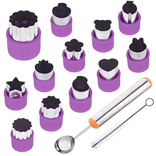Algopix Similar Product 15 - TIMGOU 12 Pcs Vegetable Fruit Cutter