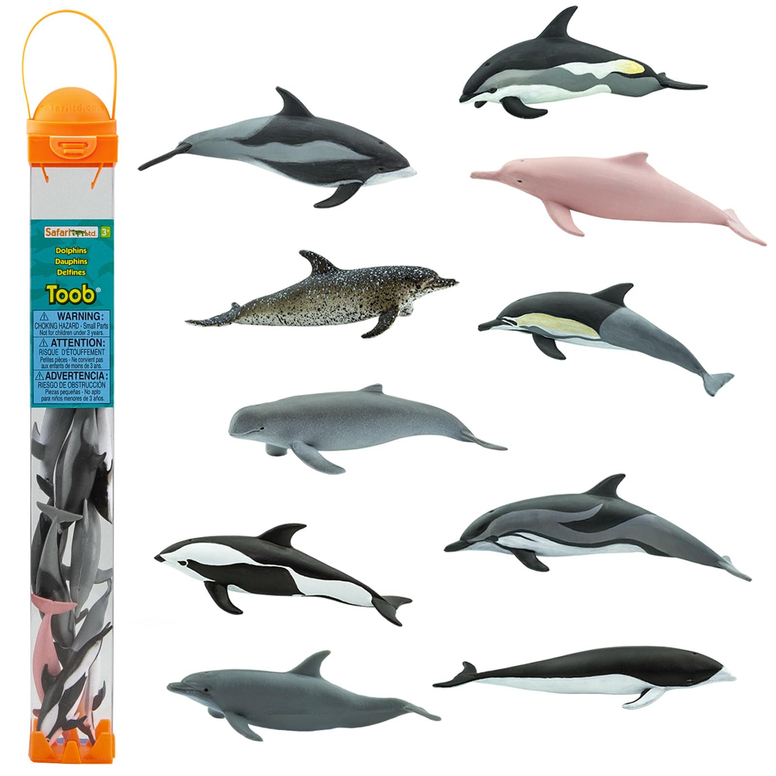 Algopix Similar Product 6 - Safari Ltd Dolphin TOOB  10 Miniature
