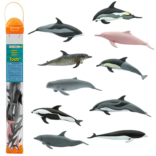 Algopix Similar Product 8 - Safari Ltd Dolphin TOOB  10 Miniature