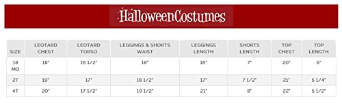 Algopix Similar Product 5 - Toddler Girls Work It Out 80s Costume
