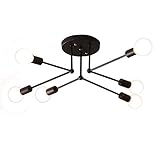 Algopix Similar Product 1 - 6 Lights Industrial Sputnik Ceiling