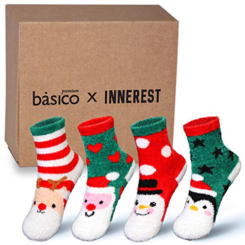 Algopix Similar Product 6 - Basico Kids Winter Fuzzy Socks Cozy