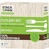 Algopix Similar Product 11 - Stack Man 100 Compostable Plastic