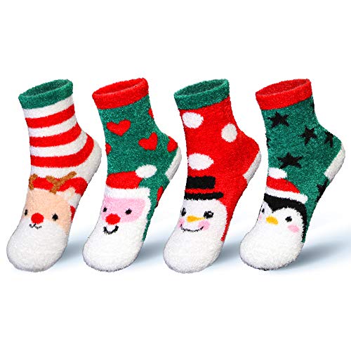 Algopix Similar Product 9 - Basico Kids Winter Fuzzy Socks Cozy
