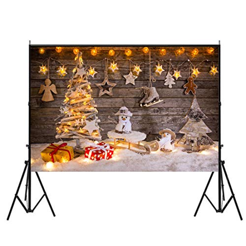 Algopix Similar Product 13 - Christmas Tree Reindeer Backdrop Xmas