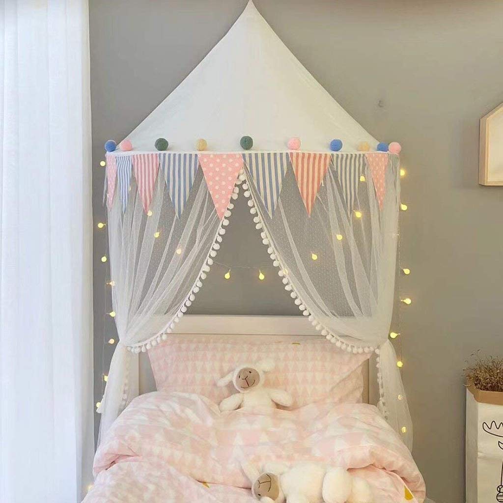 Algopix Similar Product 10 - OldPAPA Bed Canopy Lace Mosquito Net