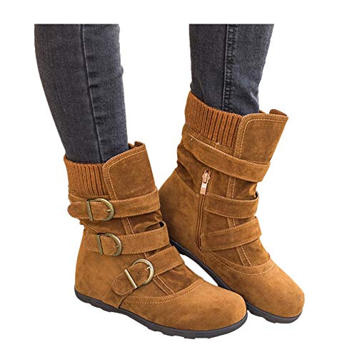 Algopix Similar Product 7 - Womens Winter Snow Boots Zipper