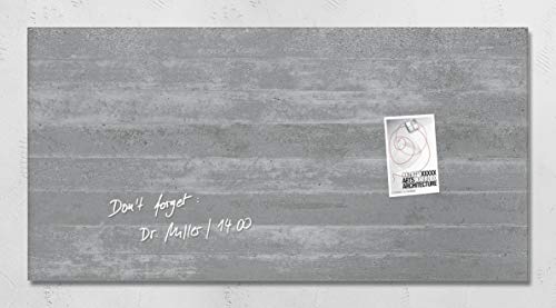 Algopix Similar Product 8 - Sigel 36 x 18 Modern Magnetic Glass