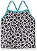 Algopix Similar Product 8 - Spotted Zebra Girls Tankini Rashguard