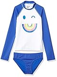 Algopix Similar Product 6 - Spotted Zebra Girls Tankini Rashguard