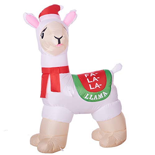 Algopix Similar Product 4 - Holiday Time Inflatable Christmas FA La