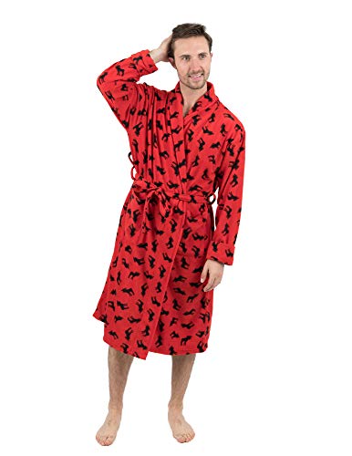 Algopix Similar Product 19 - Leveret Mens Robe Soft Micro Fleece