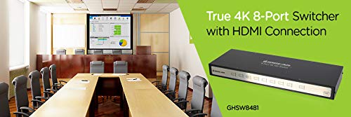 Algopix Similar Product 4 - IOGEAR HDMI 8 Port Switch  4K  60Hz 