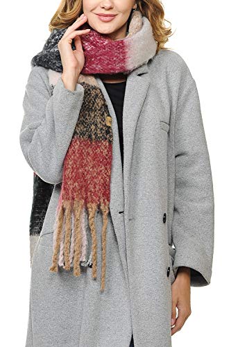 Algopix Similar Product 14 - Basico Long Tassel Blanket Winter Scarf