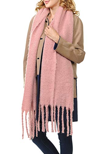 Algopix Similar Product 4 - Basico Long Tassel Blanket Winter Scarf