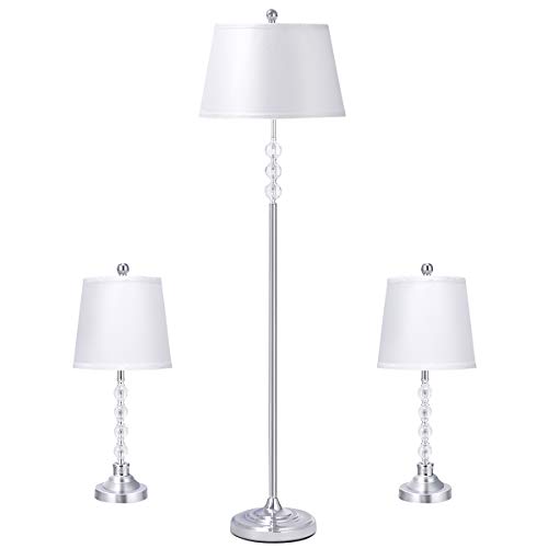 Algopix Similar Product 3 - Tangkula Lamp Set 3Piece Modern Home