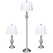 Algopix Similar Product 9 - Tangkula 3 Pack Lamp Set Vintage Style