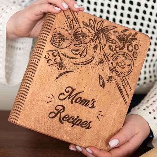 Algopix Similar Product 8 - ENJOY THE WOOD Personalized Recipe Book