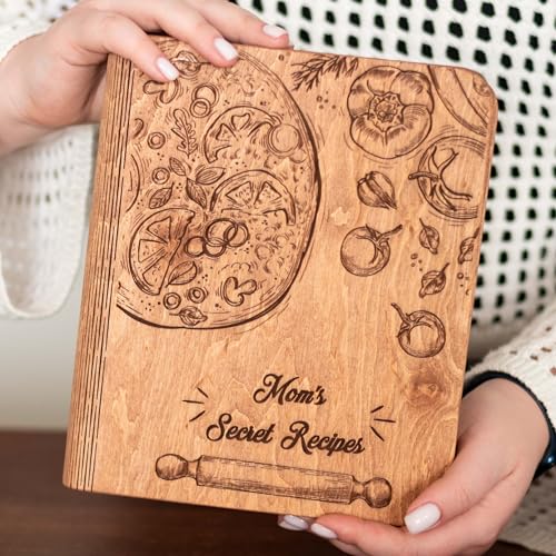 Algopix Similar Product 11 - ENJOY THE WOOD Personalized Recipe Book