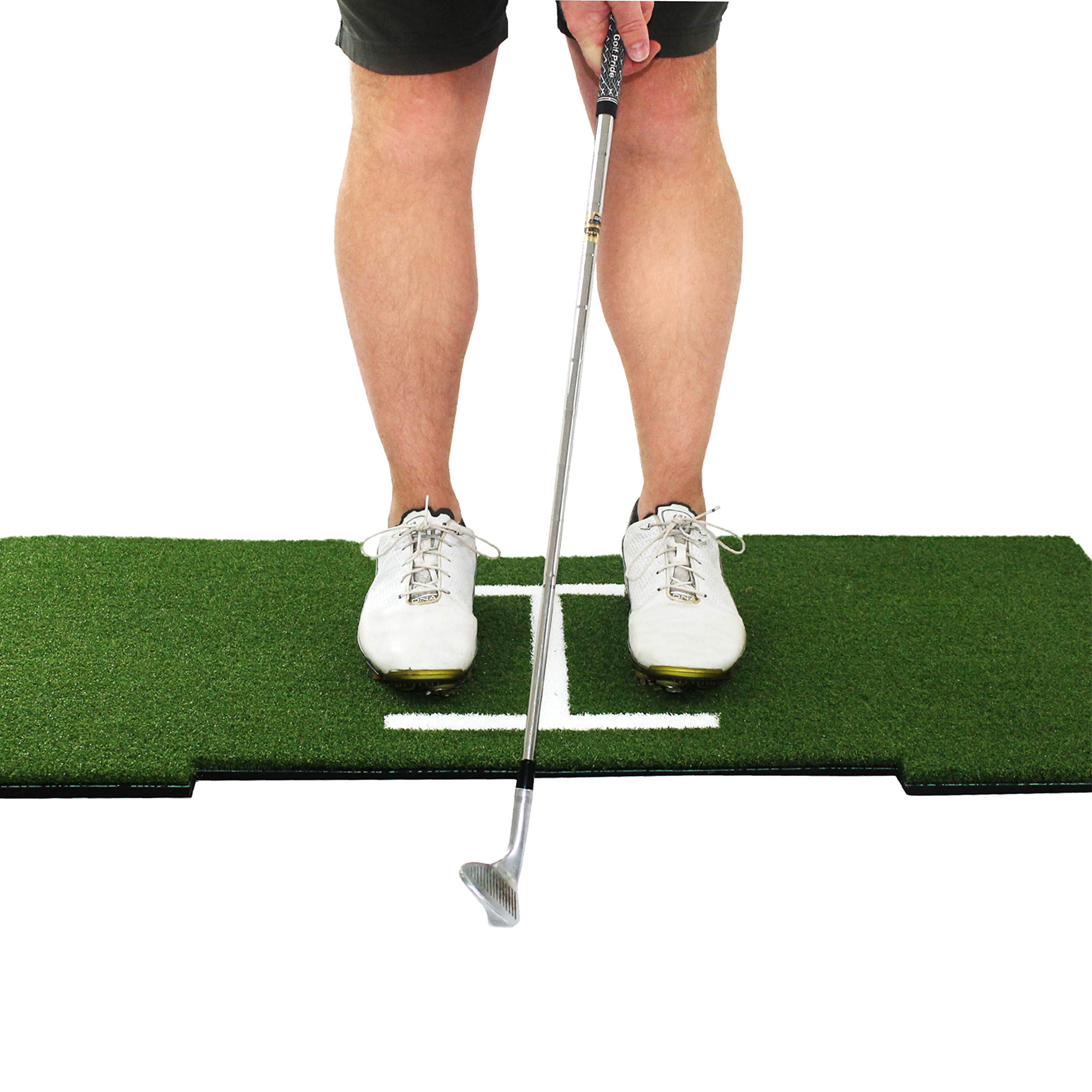 Algopix Similar Product 2 - Rukket TriTurf Golf Hitting Mat Attack