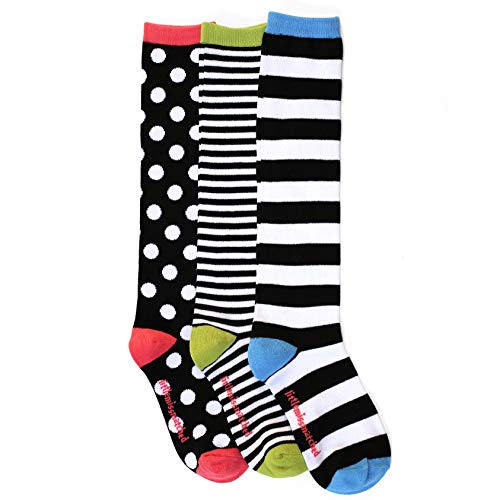 Algopix Similar Product 15 - LittleMissMatched Marvelous Black White