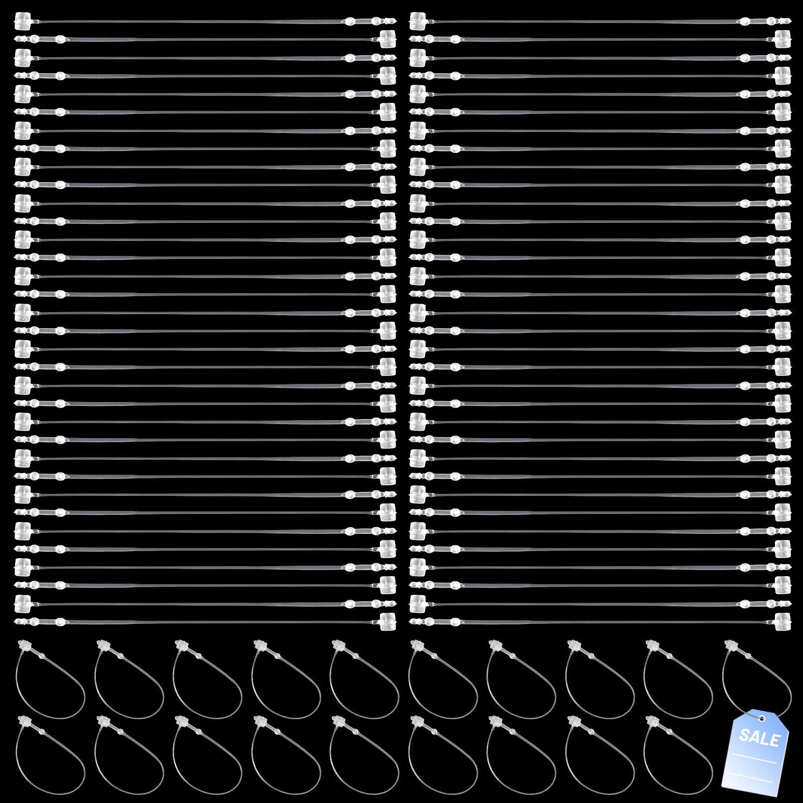 Algopix Similar Product 8 - Bignc 3000 Pcs Plastic Fastener Hang