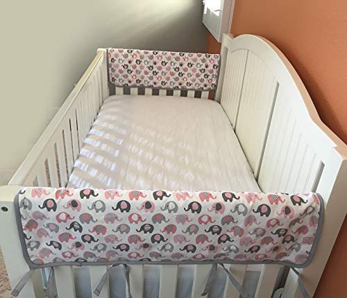 Algopix Similar Product 3 - Effe Bebe Reversible Crib Rail Cover 