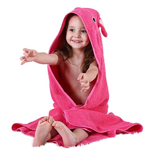 Algopix Similar Product 15 - MICHLEY Animal Hooded Baby Towel