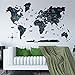 Algopix Similar Product 12 - Wood World Map Wall Art Large Wall