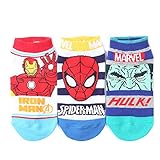 Algopix Similar Product 1 - Boys Low Cut 3Pairs Avengers socks 79