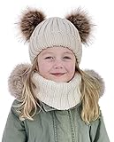 Algopix Similar Product 4 - Simplicity Kids Winter Hat Scarf Set