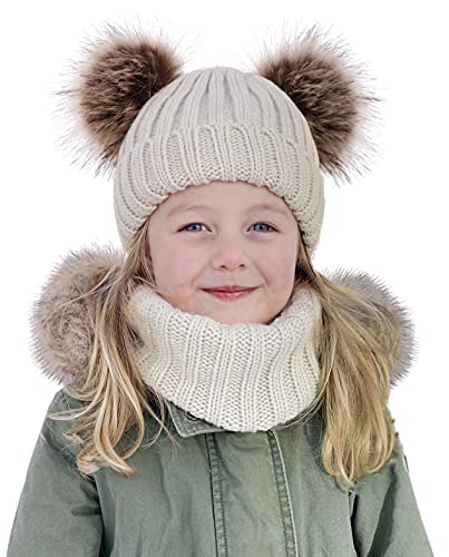 Algopix Similar Product 6 - Simplicity Kids Winter Hat Scarf Set