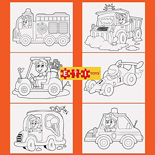 Algopix Similar Product 8 - ETI Toys  6 Canvas Set  6 Cars and