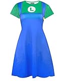 Algopix Similar Product 13 - SUPER MARIO Luigi Costume Dress (XXXL)