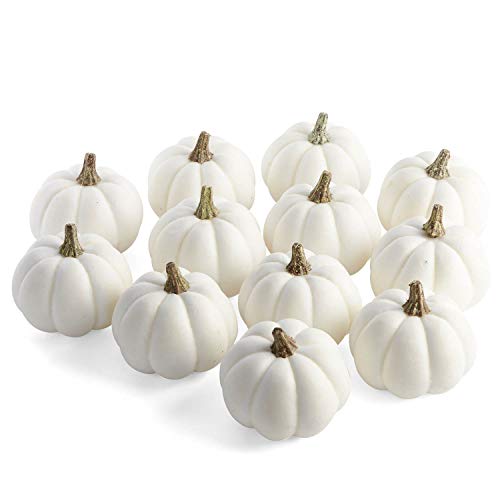 Algopix Similar Product 9 - Package of 12 Artificial White Baby Boo