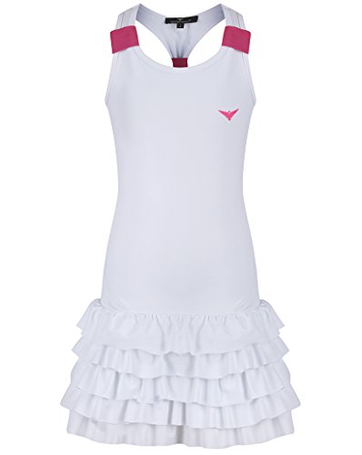 Algopix Similar Product 13 - Bace Girls White Tennis Dress with