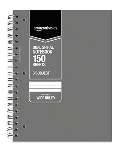 Algopix Similar Product 6 - Amazon Basics Wide Ruled Wirebound