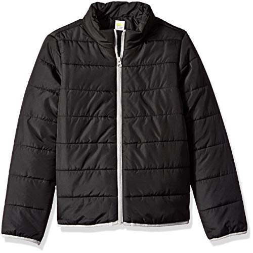 Algopix Similar Product 2 - Crazy 8 Girls Big Puffer Jacket Raven