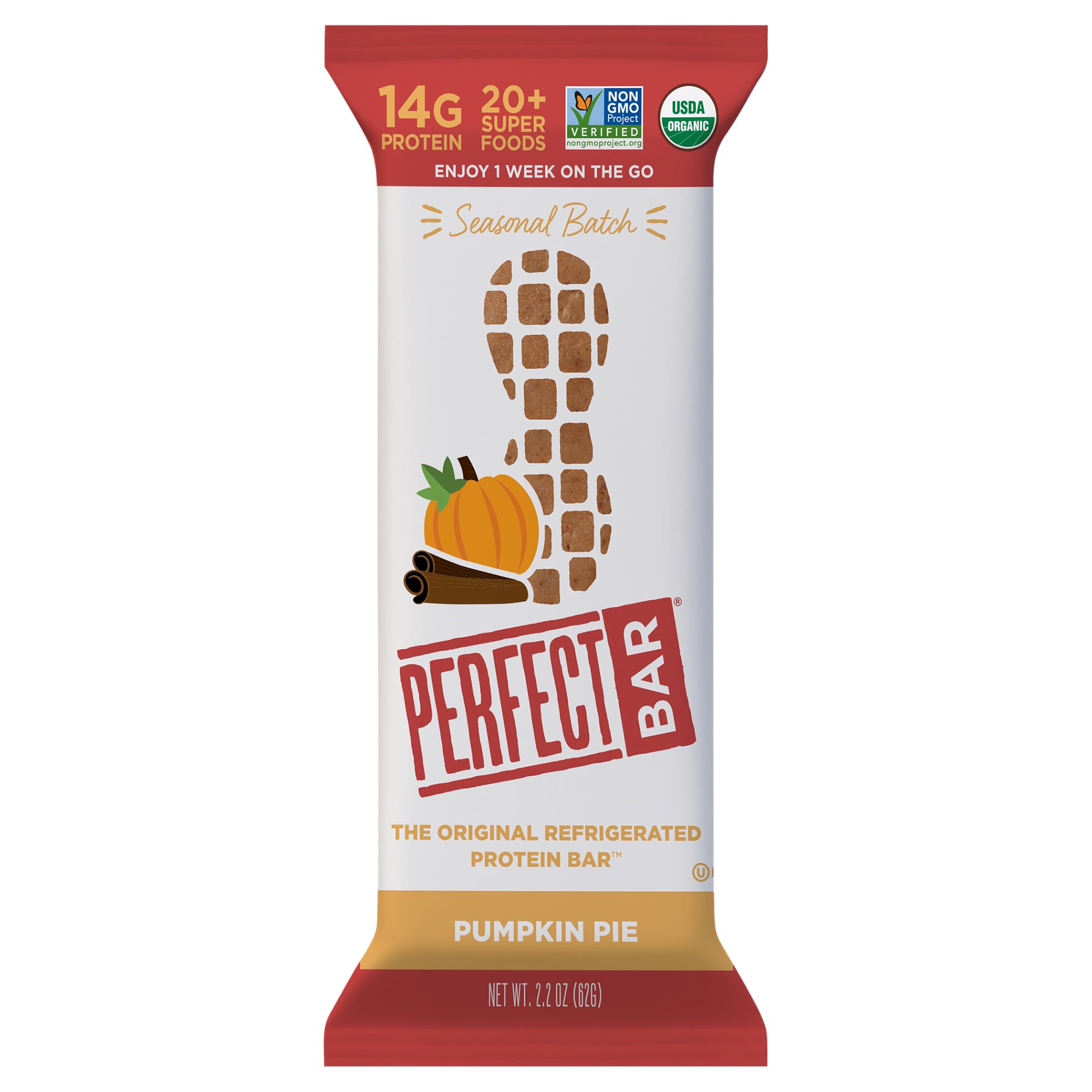 Algopix Similar Product 4 - Perfect Bar Protein Bar Pumpkin Pie