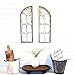 Algopix Similar Product 3 - Farmhouse Wooden Wall Windows Set of