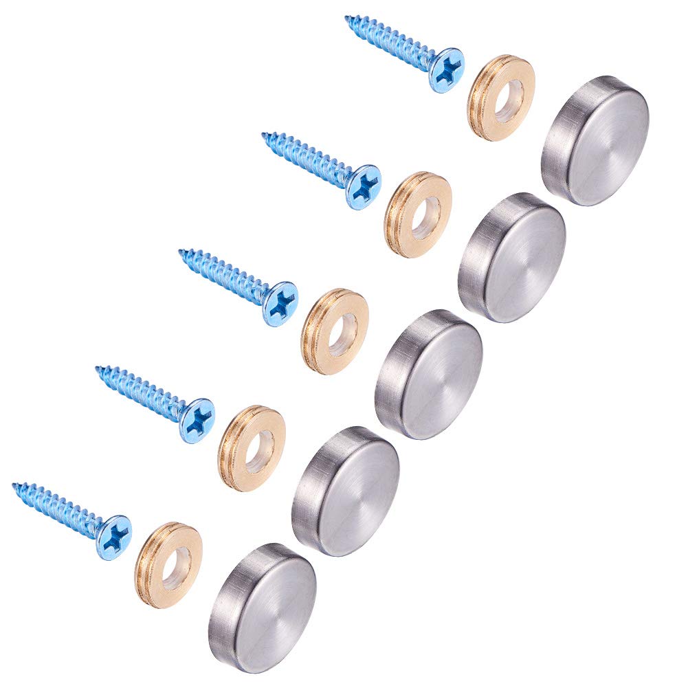 Algopix Similar Product 4 - INCREWAY Mirror Screws 20 Sets 34inch
