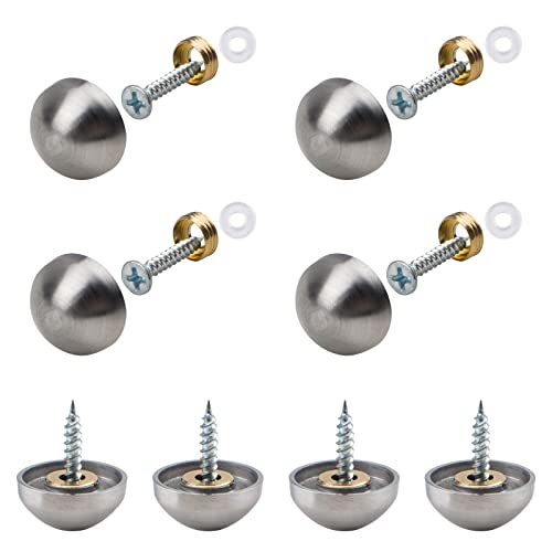 Algopix Similar Product 2 - INCREWAY Mirror Screws 20 Sets 18mm