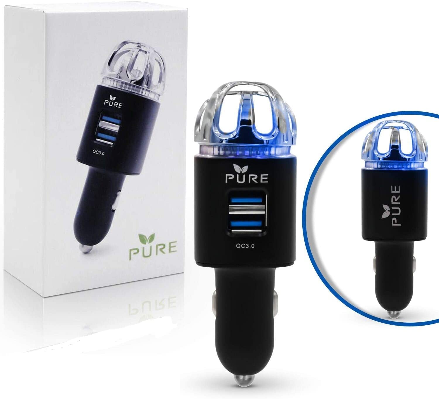 Algopix Similar Product 13 - Car Air Purifier Premium Air Ionizer 