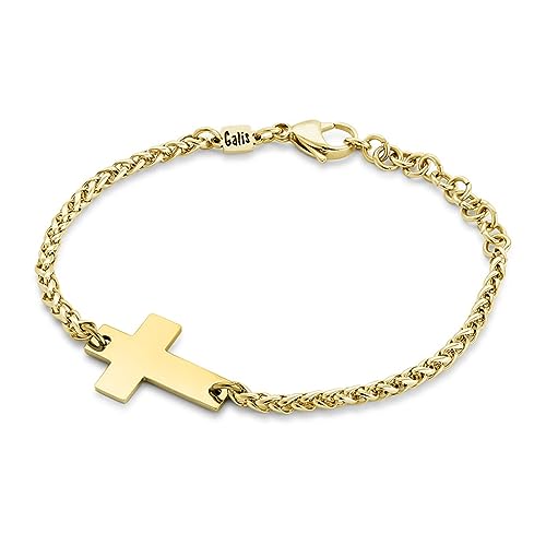 Algopix Similar Product 1 - Galis Cross Bracelet For Men  Premium